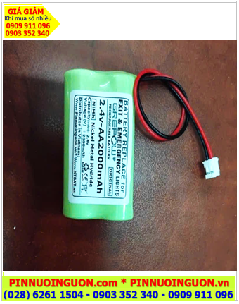 Pin sạc 2.4v-AA2000mAh, Pin nuôi nguồn 2.4v-AA2000mAh, Pin sạc công nghiệp chất lượng cao GREPOW 2.4v-AA2000mAh